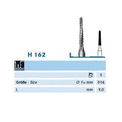 T-Carbide Bur HP #H162-016 Lindemann Bone Cutter pkt 5