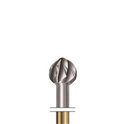 T-Carbide Bur RA #H1SEM-027 Round X-Cut with SlimNeck pkt5