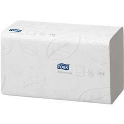 Tork Singlefold Hand Towel H3 Flushable 2ply Pkt 250