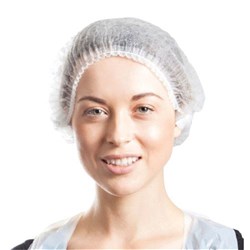 A/Care Bouffant Caps Double Crimp 21" 100pk