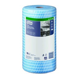 Durawipe Blue Cloths 30x50cm 45M Roll