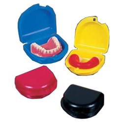 Denture Box Fluoro Red (10)