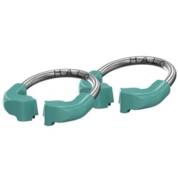Halo Short Molar Rings Green Pkt 2