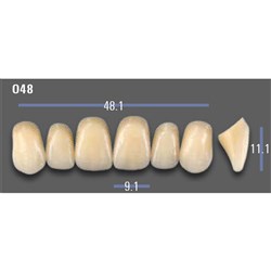 VITAPAN EXCELL Classical Upper Anterior Shade A1 Mould O48