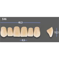VITAPAN EXCELL Classical Upper Anterior Shade A1 Mould S46