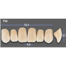 VITAPAN EXCELL Classical Upper Anterior Shade A2 Mould T54