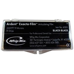 Exacta-Film Blk/Blk 19 micron 75 Strips