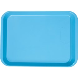 B Lok Tray Flat Neon Blue 33.97 x 24.45 x 2.22cm