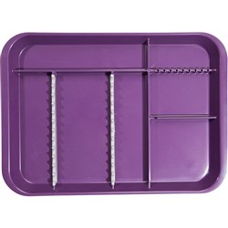 B-Lok Divided Tray Plum