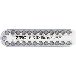 E Z ID Rings for Instruments Large Green 6.35mm Pk 25