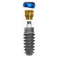Locator Implant+Abutment 4.9mm Dia 10mm Length 4mm Cuff