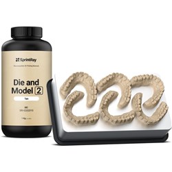 SprintRay Die and Model 2 Tan Resin 1kg