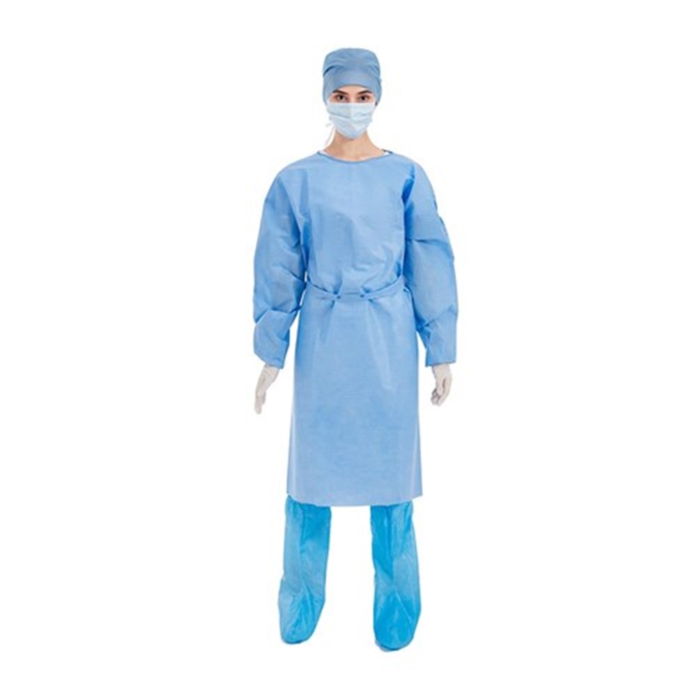 HS Surgical Gown Sterile Blue Medium 25pk - Henry Schein Ireland