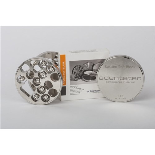 ADENTATEC Soft Cobalt Chrome Base 98.3 x 12.0 mm Pack of 1