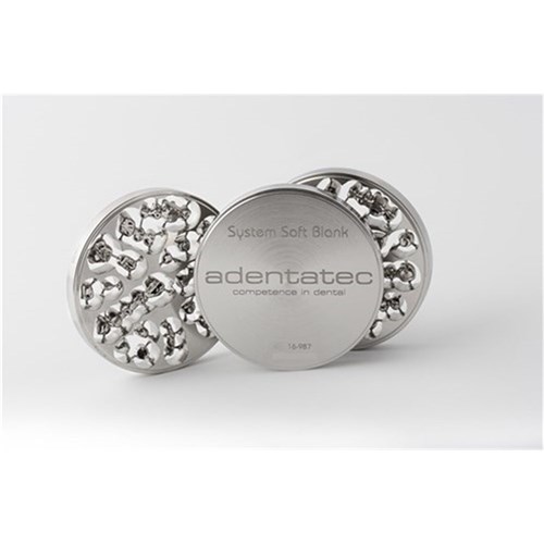 ADENTATEC Soft Cobalt Chrome Base 98.3 x 13.5 mm Pack of 1