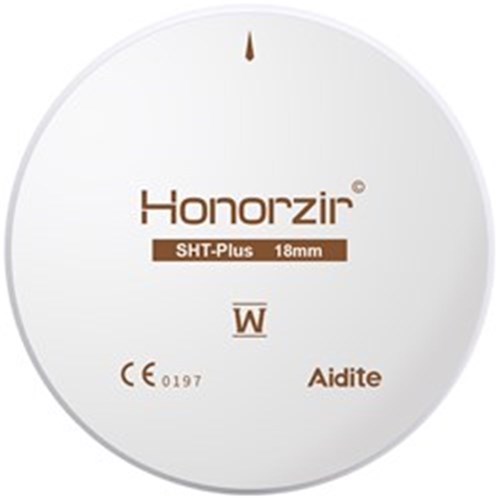 Aidite SHTPW 98 x 22mm Ceramic Disc - White