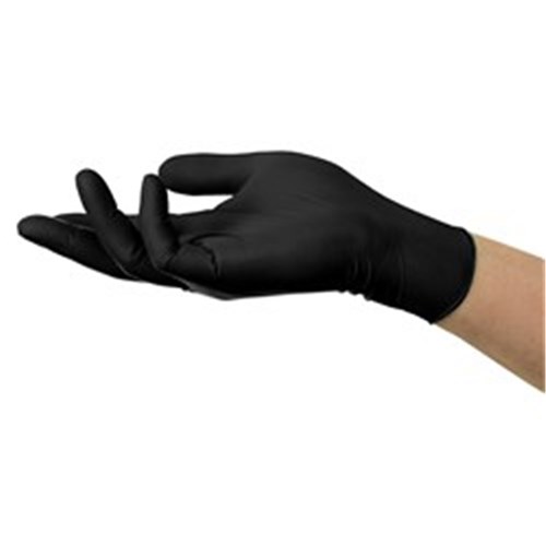 MICROFLEX MidKnight TOUCH Black Nitrile Gloves L 100 bx