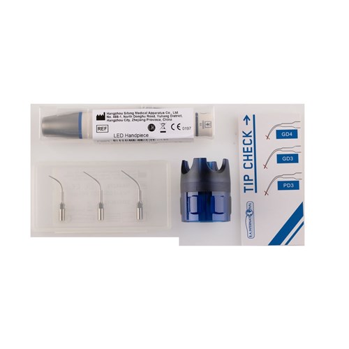 Satelec LED Scaler Handpiece Kit with 3 Tips & accessories