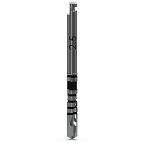 Tapered 2.5mm Starter Drill 3.4 x 18mm Mountless Laser-Lok