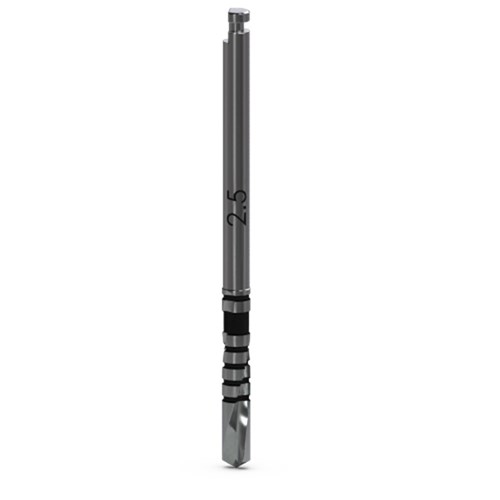 Tapered 2.5mm Drill Extended Shank