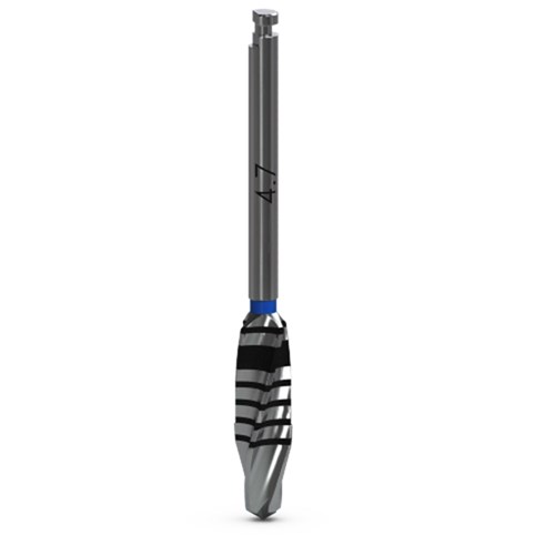 Tapered 4.7mm Width Incr Drill Extended Shank