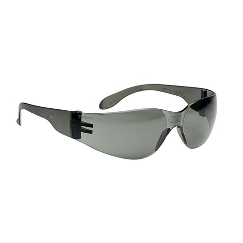 B-Line BL100 Smoke Safety Glasses Rimless Black Temple