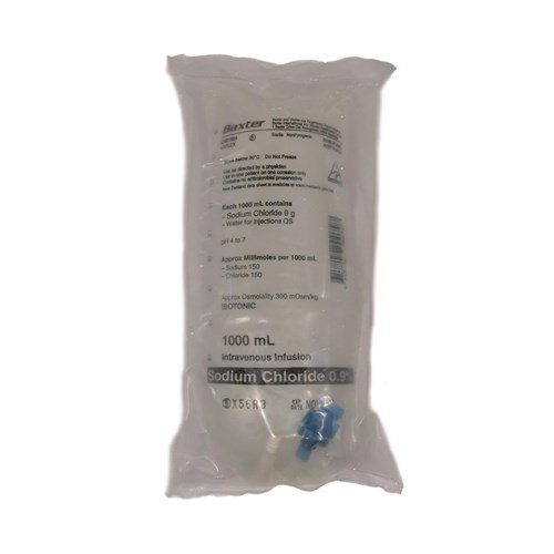 Viaflex Bag0.9%Sodium Chloride Intravenous Solution 1Litre