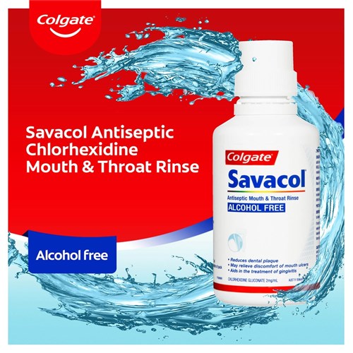Savacol Alcohol Free Mouth Rinse 300ml pkt 6