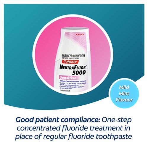 NeutraFluor 5000 Sensitive Toothpaste 115g Pkt 12