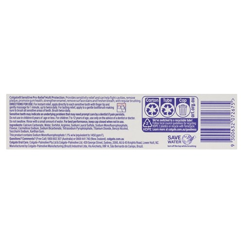 Sensitive Pro-Relief Toothpaste 50g box 12