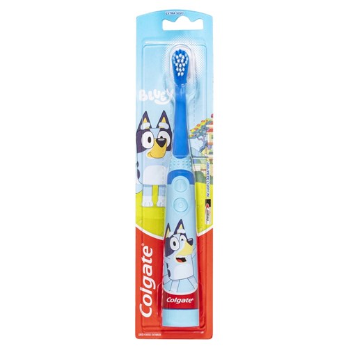 Colgate Smiles Junior Bluey2-5 year Battery Toothbrush Box 6