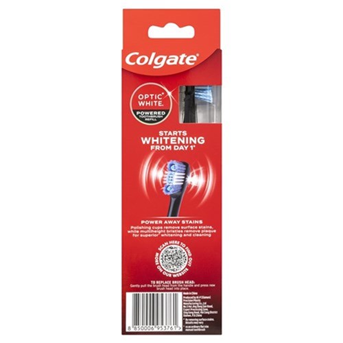 Colgate Optic White Battery Toothbrush Soft Refill 2Pk x 5