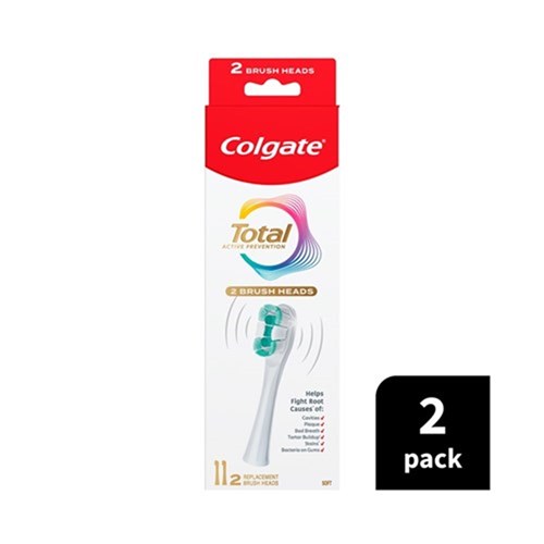 Colgate Total Battery Toothbrush Soft Refill 2Pk x 5