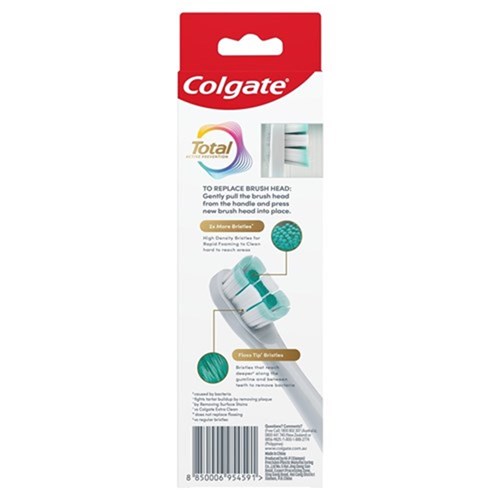 Colgate Total Battery Toothbrush Soft Refill 2Pk x 5