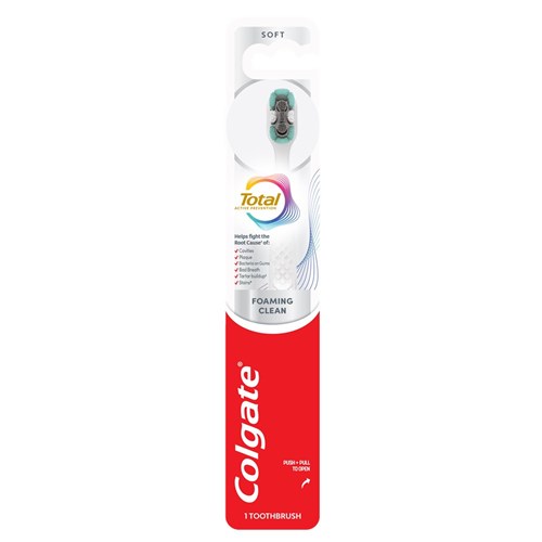 Colgate Total Foaming Clean Toothbrush Soft Pack of 6