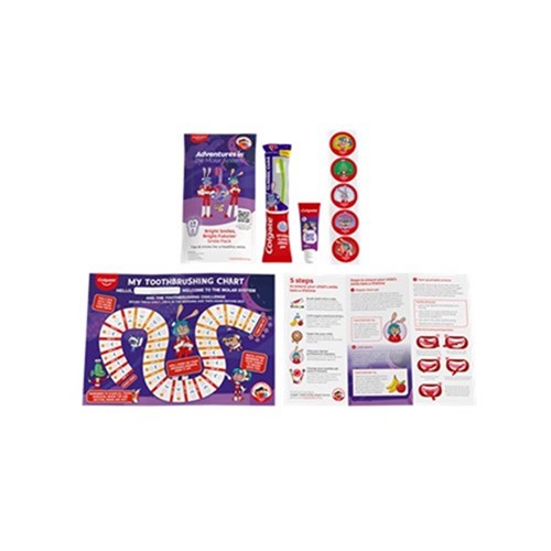 Colgate BSBF Kids Prepacked Toothbrush Kits x 30 Packs