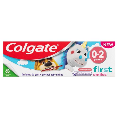 Colgate Kids 0-2 Strawberry Toothpaste 50ml pkt 12