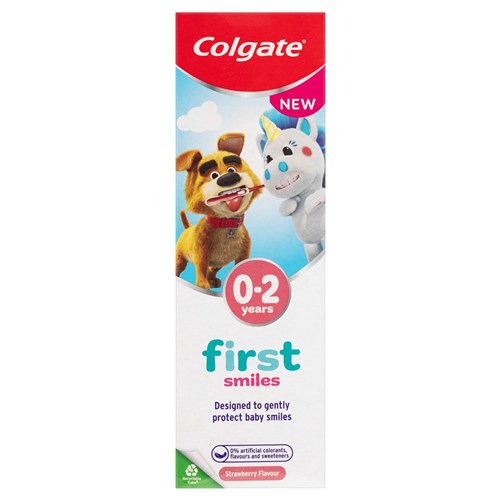 Colgate Kids 0-2 Strawberry Toothpaste 50ml pkt 12
