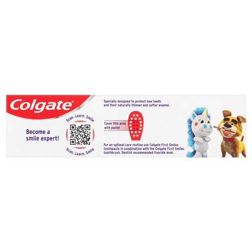 Colgate Kids 0-2 Strawberry Toothpaste 50ml pkt 12