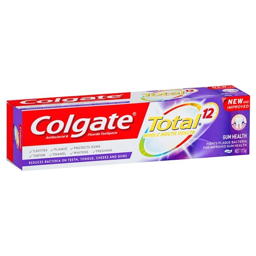 Colgate Total Gum Health Toothpaste 115g box of 12