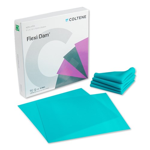 HYSOLATE Flexi Dam Non Latex Med Green 152x152mm Box of 30