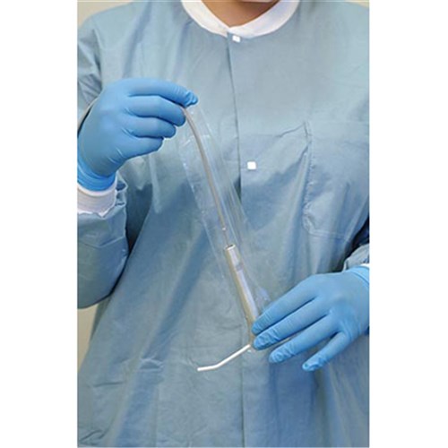CX BCSSA Crosstex Syringe Sleeve 19x27c Clear Opening Adhesive Pkt 