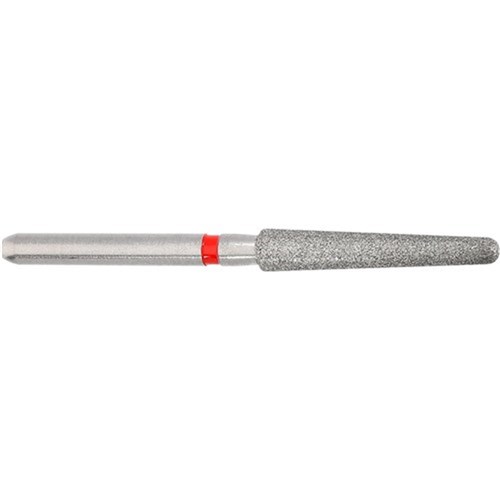 Diamond Bur FG #8856XL-021 XL Tapered Chamfer Round Fine Pk5