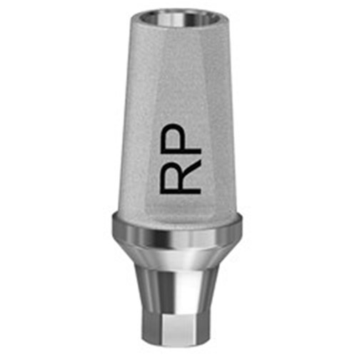 Straight abutment RP on implant Int. Hex conic