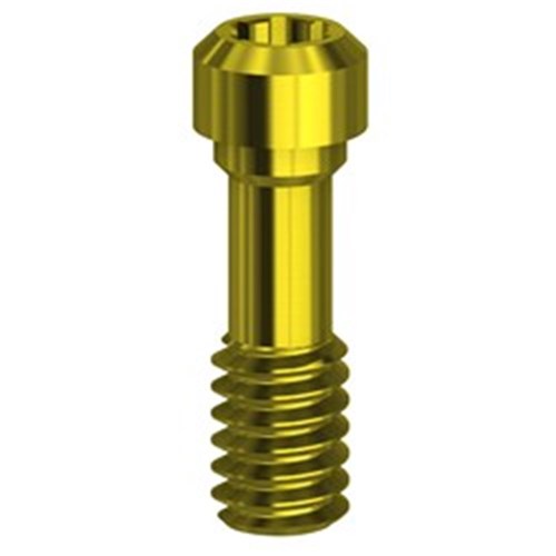 Screw TIN UG RP - on implant Ext. Hex universal