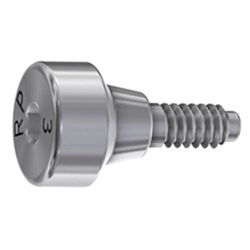 Healing abutment 3mm RP on implant Int. Hex conic
