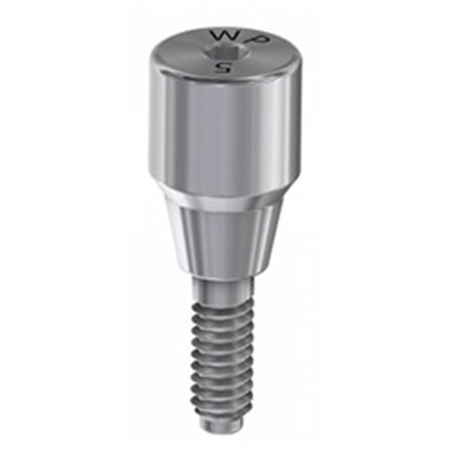 Healing abutment 5mm WP on implant Int. Hex conic