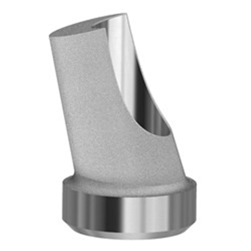 Angled abutment 15 Deg WP on implant Ext Hex universal