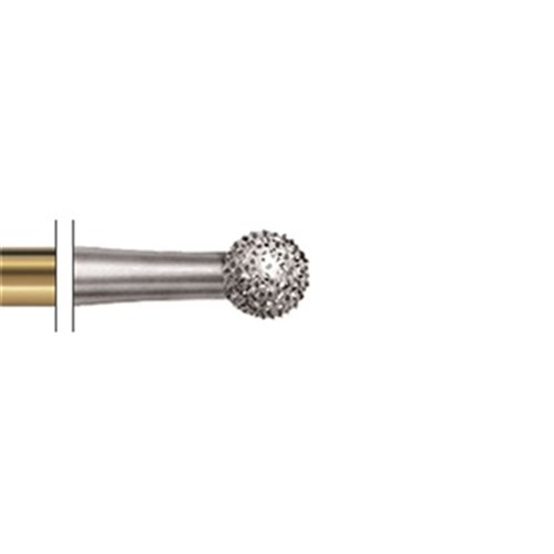 S-Diamond Bur FG #6801-012 Round Coarse pkt 5