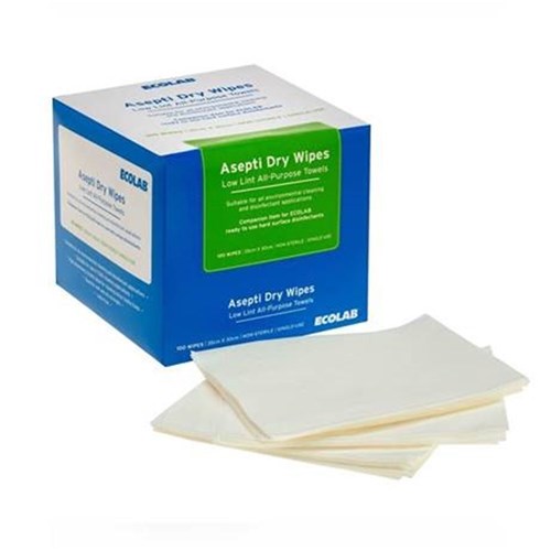 ASEPTI LOW LINT GP DRY WIPE 100s